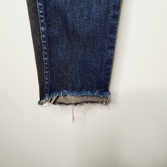 French Connection Distressed Two Tone Jeans - Picture 4 of 8